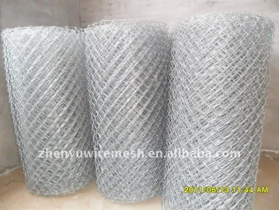 electro galvanized chain link fence wire mesh