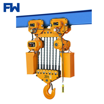 5 Ton Electric Lift Chain Hoist with Monorail Trolley in Philippines