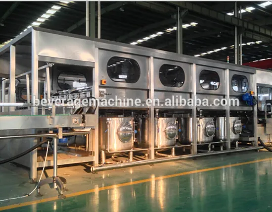 Fully Automatic 450BPH 19L bottle Water Filling Line