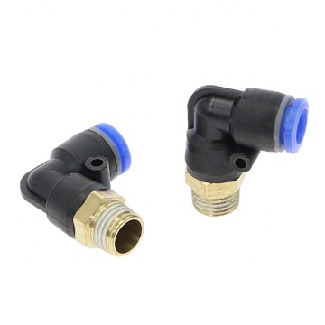 8mm 3/8'' Male Thread Pneumatic Elbow Connector