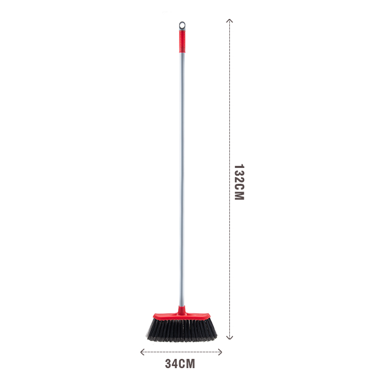 bushy bristle house broom