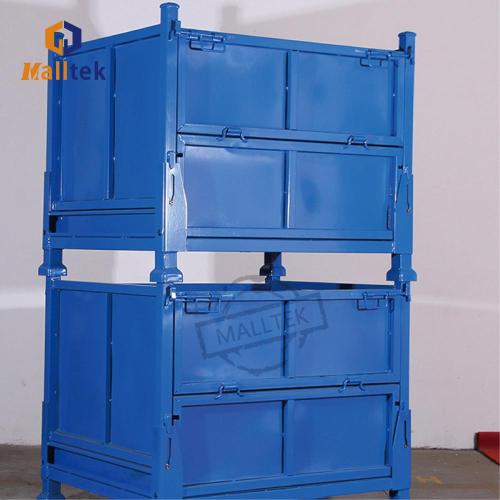 Metal Materail Bins Warehouse Storage Heavy Metal Stackable Materail Bin Supplier