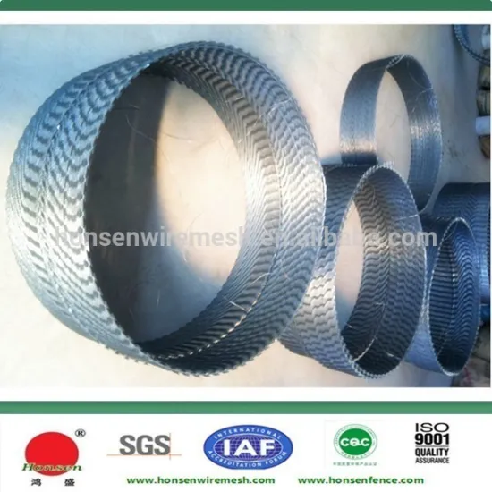 2015 the best competitive price galvanized razor barbed wire fencing OD 600mm