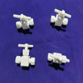 3 way hot resistant PTFE valve