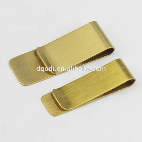 cheap cool metal metal Money clip with Gold color