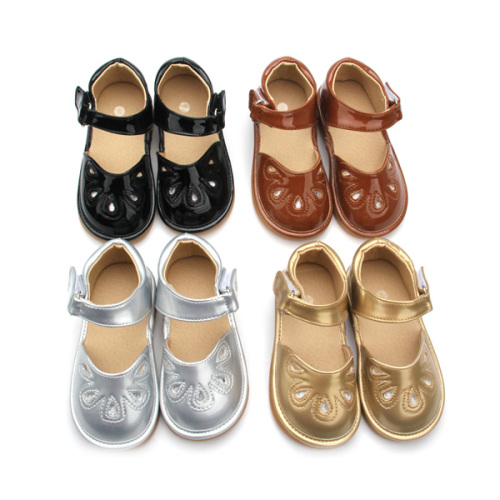 China Wholesales Hard Sole Musical Baby Squeaky Shoes Manufactory