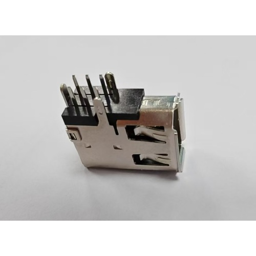 1394 6P Receptacle Angle Side-entry DIP