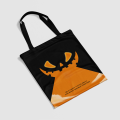 Wicked Grin Pumpkin Canvas Tote Bag