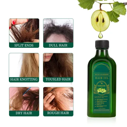 Gooseberry Hair Care Massage Essential Oil for Smooth Hair