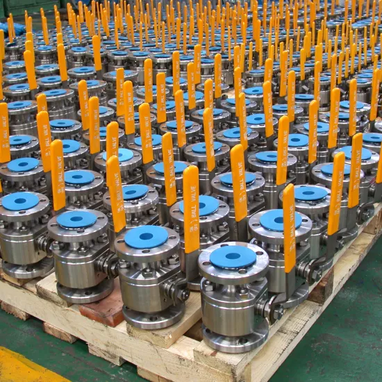 2pcs Body Forged Steel Floating Ball Valve