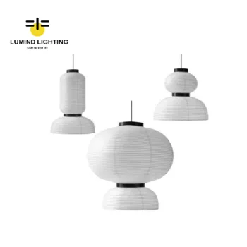 Lmind Lighting: Japanese Art Rice Paper Lantern for Dining Room and Teahouse Chandeliers
