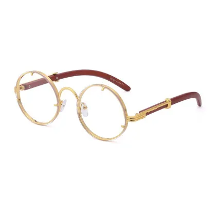 2022 Classic Metal Round Frame Sunglasses - UV Blocking Anti Blue-Ray Glasses on Sale
