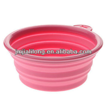 silicone collapsible dog food bowls