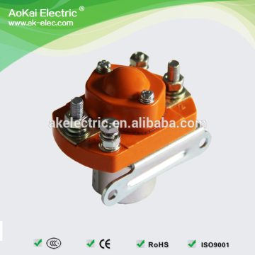 AZJ50S 24VDC 50A Solenoid Contactor, Used in Tri-Wheel Car DC Contactor Single Coil AOKAI DC Contactor^