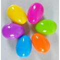 Free shipping 6 color Easter gift decoration Plastic eggs Easter Egg 6x4cm 50pcs/lot