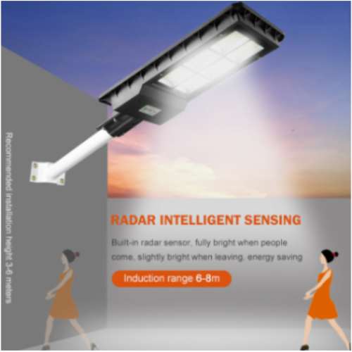 Sensor de movimento Beyond ABS 60W 120W 180w integrado All In One Solar Led StreetLight