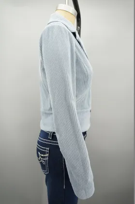 Double-Breasted items corduroy single-breasted Blouse