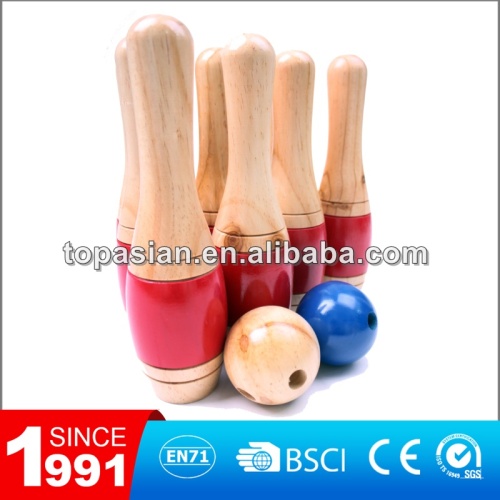 Wooden lawn bowling skittle / Wooden lawn bowling game / Wooden lawn bowling set