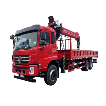 Versatile Dongfeng K5 6x4 12-Ton 5-Section Boom Crane Truck: Ideal for Road Construction, Rescue, and Lifting Operations