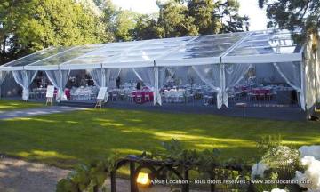 big industrial permanent outdoor event tent