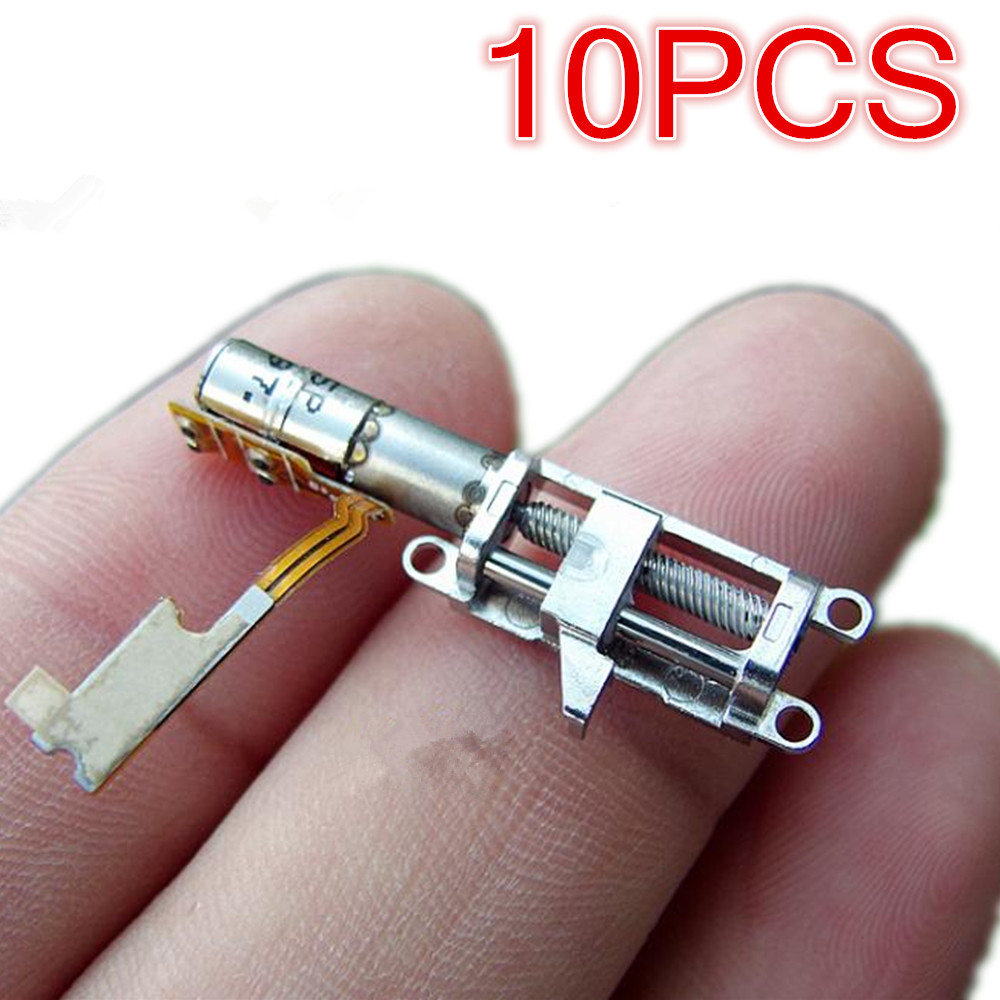 10PCS Mini 4mm 2-phase 4-wire Precision Planetary Gearbox Gear Stepper Motor Stepping Motor Linear Screw Rod Metal Slider Block