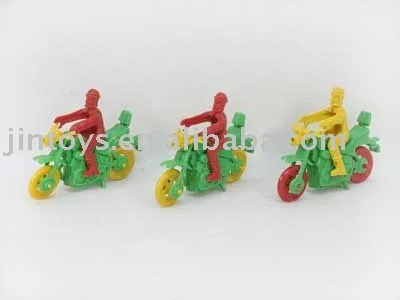 Plastic Toy Car ,DIY Motorcycle with Many Color for Choice
