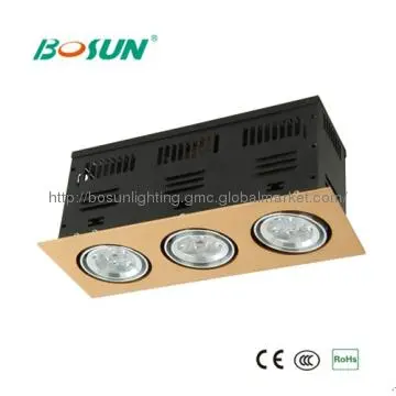 12x3W Square LED Grid Light