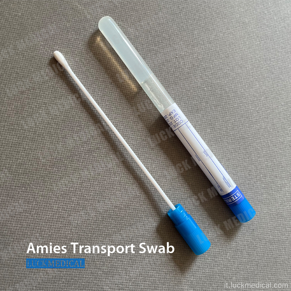 PS Plastic Plastic Transportation Swab CE