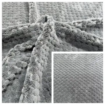 100%Polyester Flannel with Merbau Jacquard Fabric