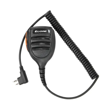 Ecome MI-88 mic speaker walkie talkie voice mic microphone for dep450 dp1400