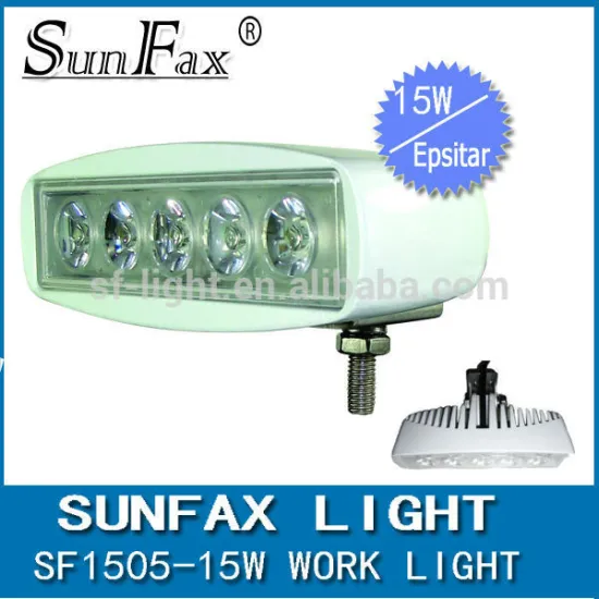 Single row 15w led work light , mini led lighting bar for 4x4 car, trucks, tv