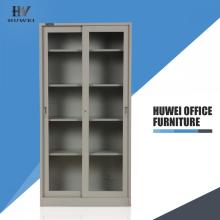 Metal sliding door office storage cupboard