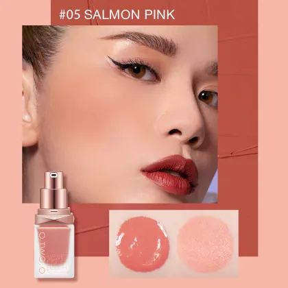 O.TWO.O Cosmetics Indonesia Best Selling Blush Shimmer and Matte Waterproof Cream Blush