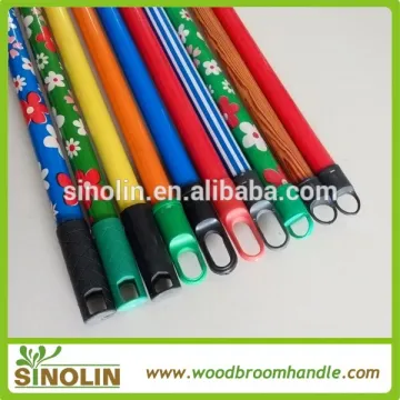 2016 new hotsale pvc coated wooden broom handle