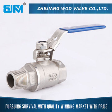 1/4-2 Inch Stainless Steel 2-PC F/M Ball Valve with Locking 1000WOG