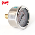 0 - 25 bar 100 mm glycerine oil filled pressure gauge