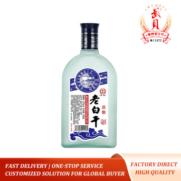 Элегантная матовая бутылка Mellow Baijiu Selection