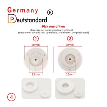 Mini 4 Reihen Donuts machen Maschine