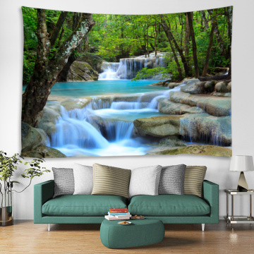 Forest Scenery Door Curtain tapestry