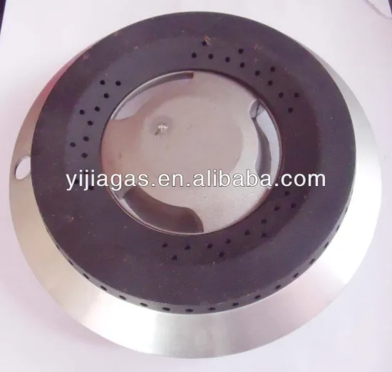 Free standing gas oven cast iron burner cap