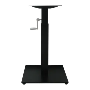 Hand Crank Adjustable Cast Iron Table Base