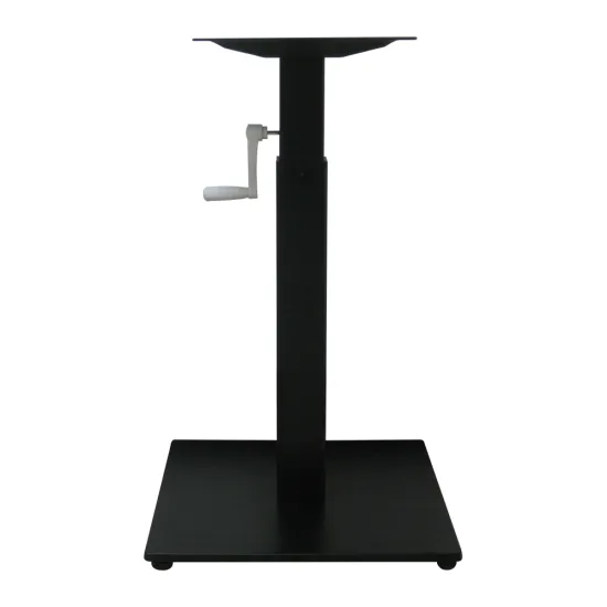 Hand Crank Adjustable Cast Iron Table Base
