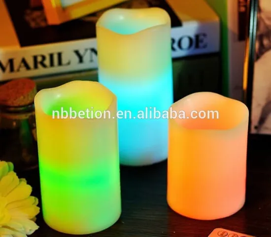 home decor led candle light led candle with remote control 3pcs led candle set color changing candle light flameless candles
