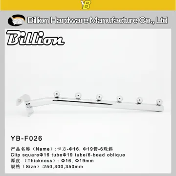 clothes store display euro hook metal straight arm bar hook