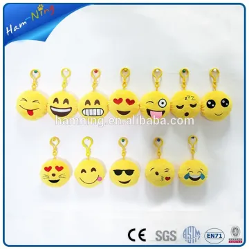 hot selling baby toys gift emoji keychain
