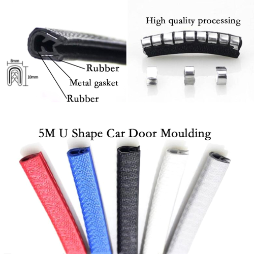 U forma de carro porta de borracha guarnição