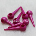 Opaque Colors Acrylic Stick Spike Bicone Beads Charm for Bracelet