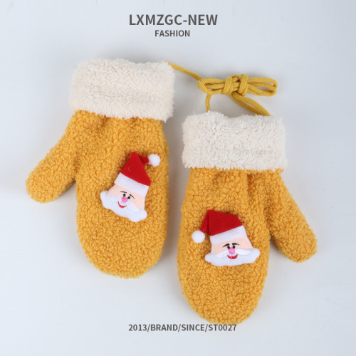 Новая зима 2019 Рождество мультяшный плюшевые перчатки