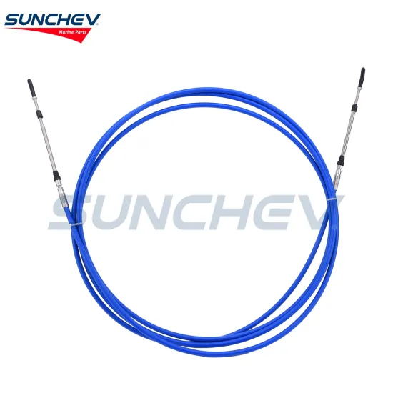SUNCHEV Boat Throttle Control Cable 16 Feet(Blue) For Universal