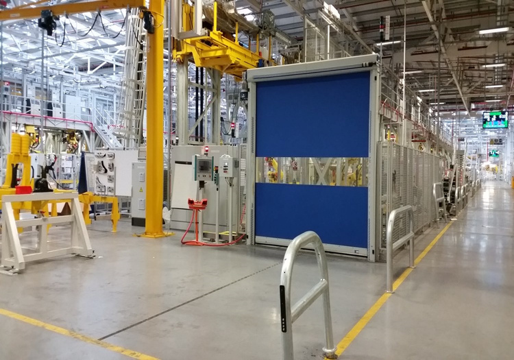 project case machine guard pvc rolling door 1